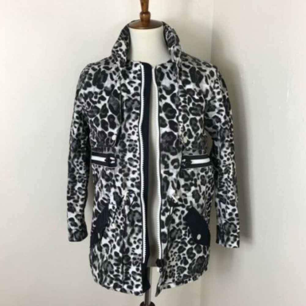 sandro parka raincoat jacket sz 1/xs/s